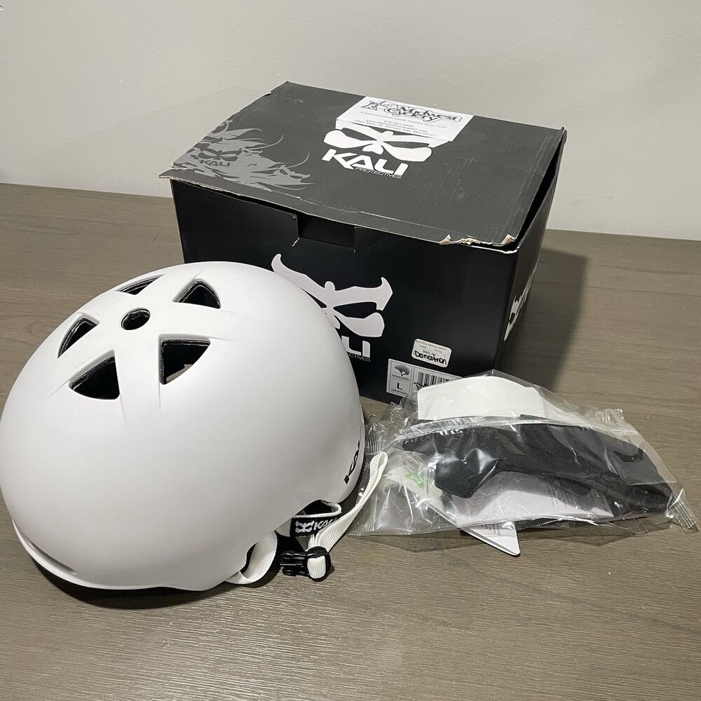 Kali Protectives Bicycle Helmet Large NEW Open Box Viva 58-61cm Solid White